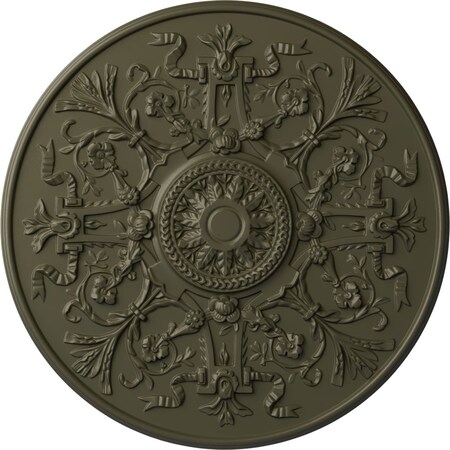 Versailles Ceiling Medallion (Fits Canopies Up To 3 1/4), Hand-Painted Witch Hazel, 33OD X 1 3/4P
